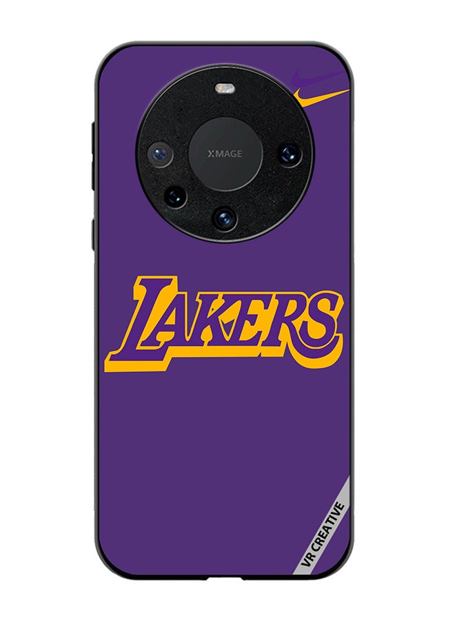 VR CREATIVE Protective Case Cover For Huawei Mate 60 Pro Plus Lakers Purple Design Multicolour - Image 1