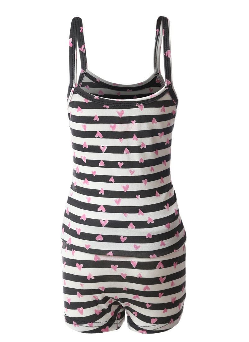 Mesery Bundle Of (3)- Sleeveless Top & Short - For Girls  - Image 5