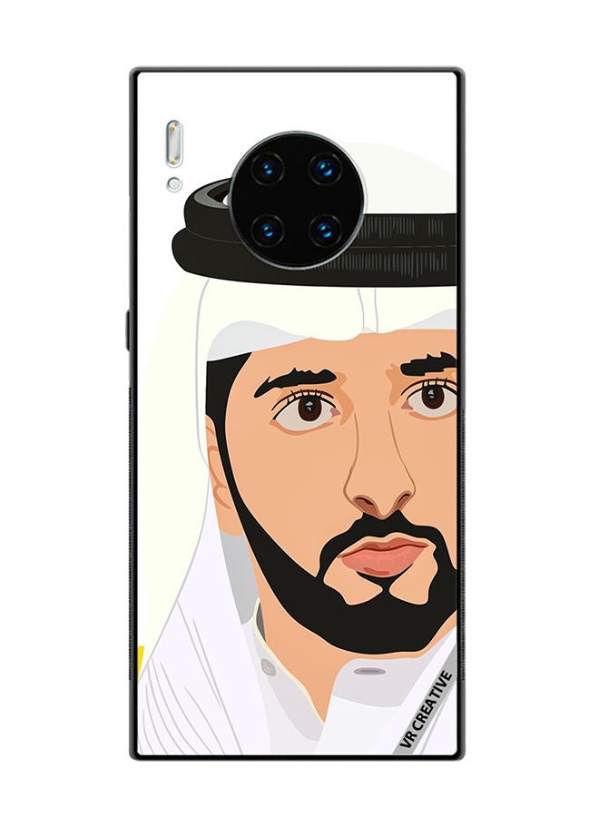 VR CREATIVE Protective Case Cover For Huawei Mate 30 Pro Sheikh Hamdan Bin Mohammed Bin Rashid Al Maktoum Design Multicolour - Image 1