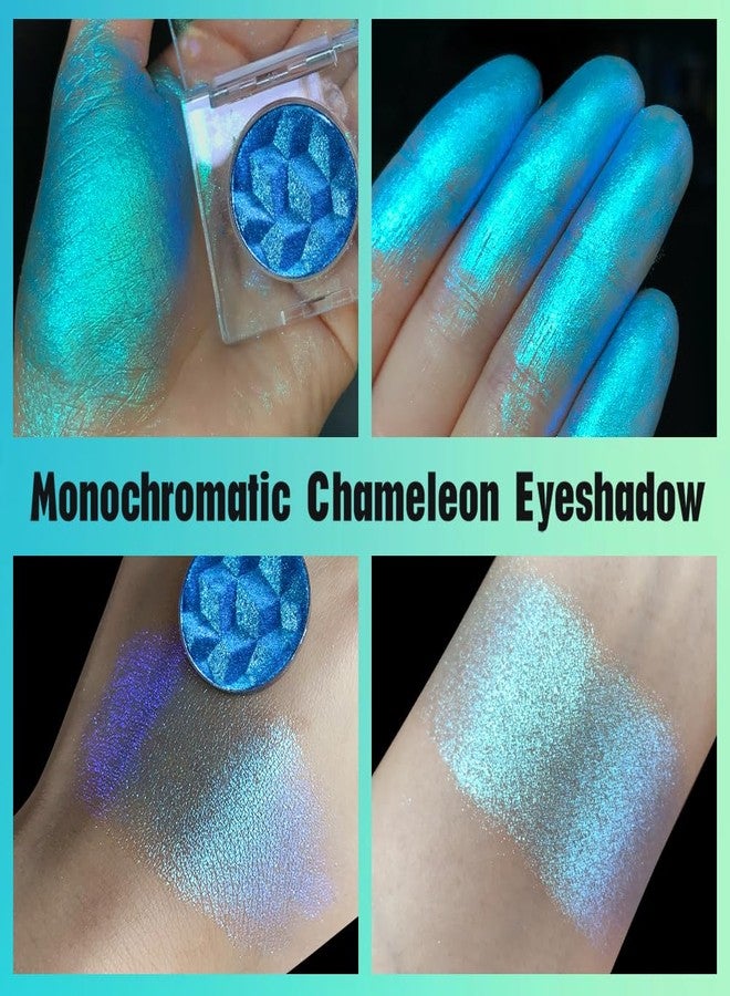 ecofavor Duochrome Glitter Multichrome Metallic Eyeshadow - High Impact Multi-colors Shift Eye Looks in Blue Green Purple Teal Silver - Intense Color Shifting, High Pigmented, Longer-Lasting Without Creasing… - Image 4