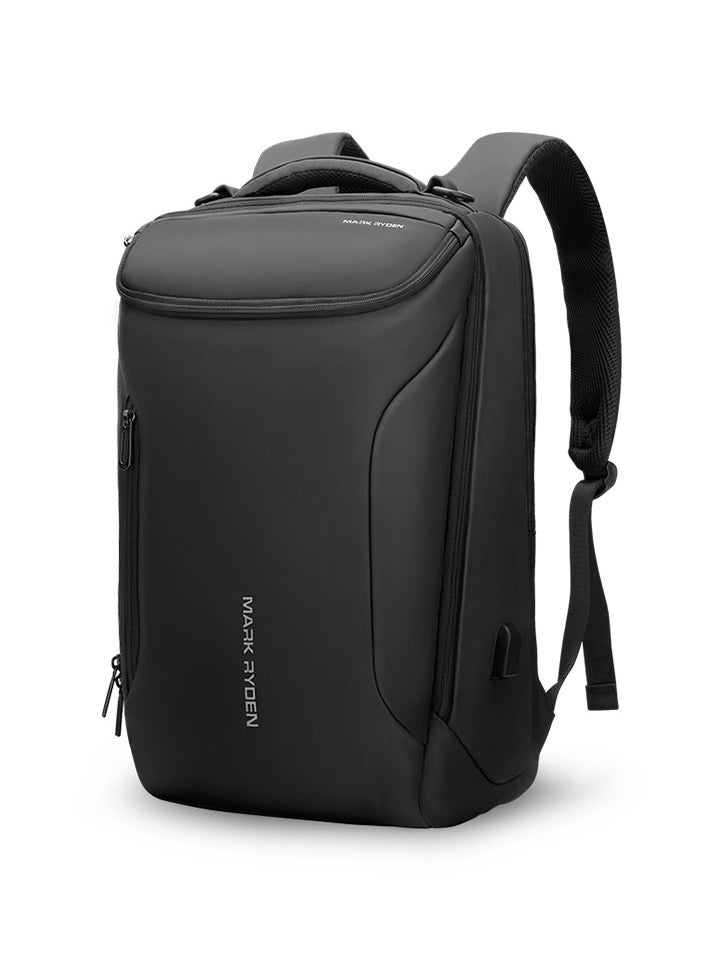 MARK RYDEN MARK RYDEN Large Capacity Waterproof Backpack for Business Men with USB Charging Port for School Travel Hiking Pack for Laptop Under 17.3 Inches 