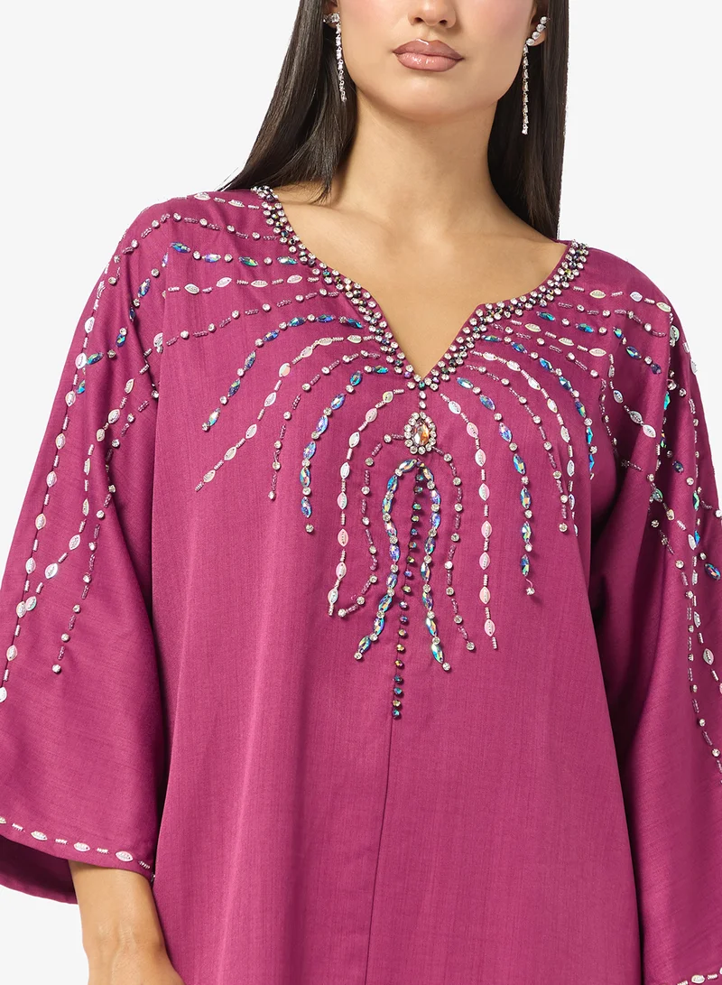 Khizana  Embellished Jalabiya for Women | Best Price UAE