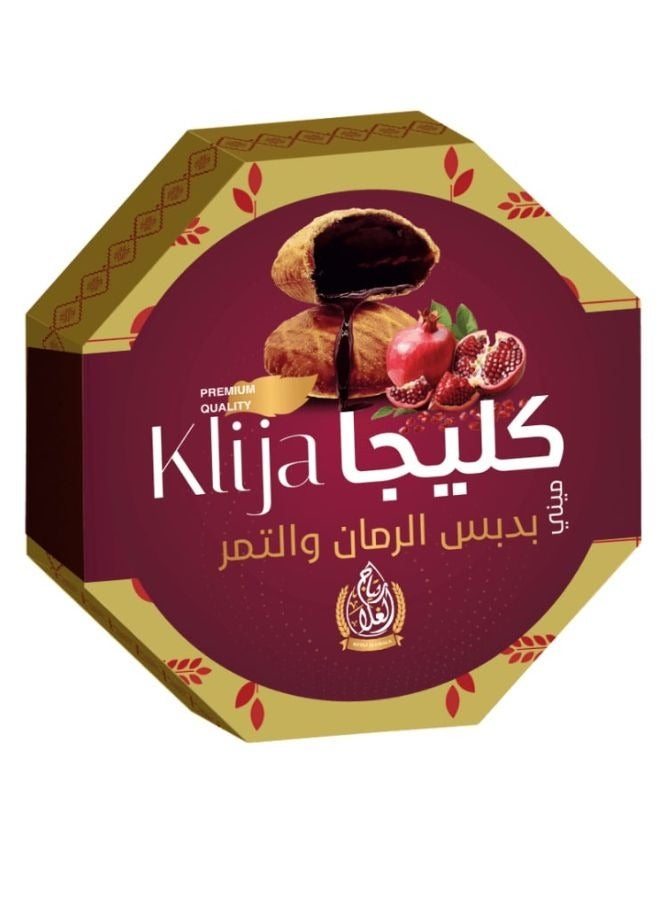 كليجا مع دبس الرمان والتمر