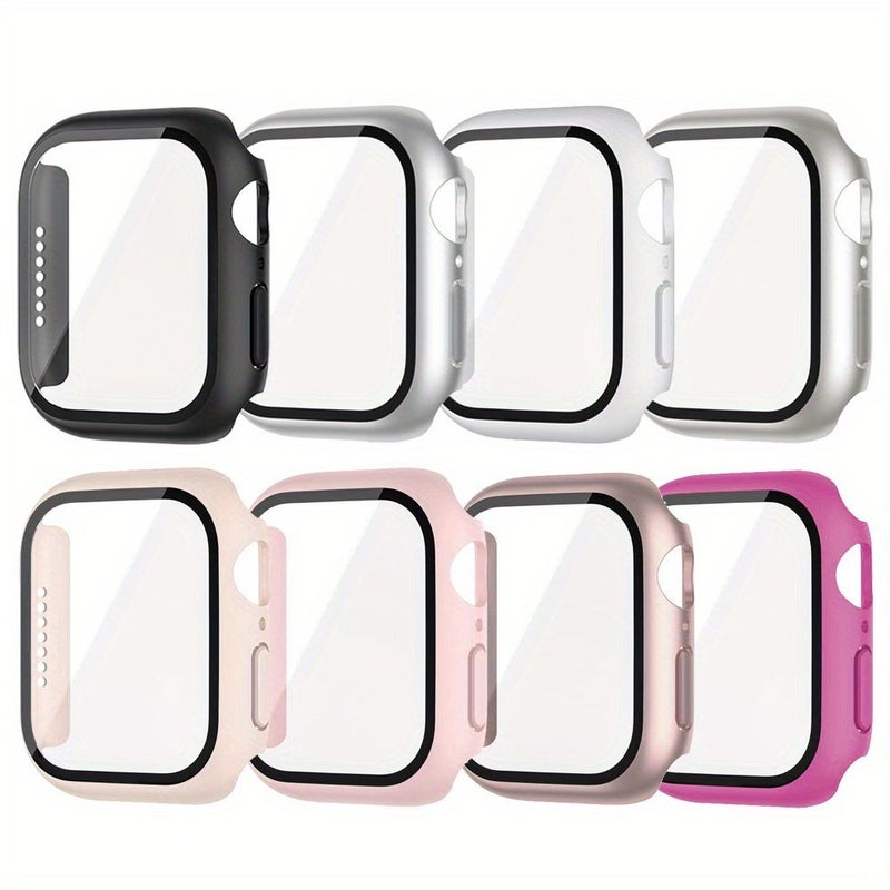 46mm Series 10 Tempered Glass Case with Built in Screen Protector Multiple Colors - Image 1
