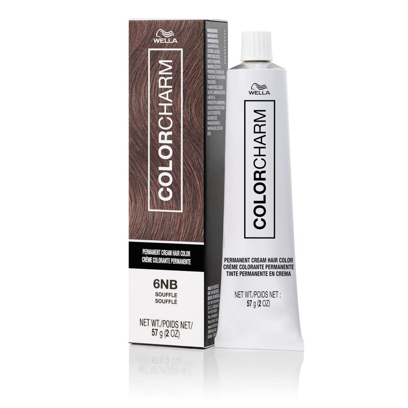 COLORCHARM لون الشعر الدائم COLORCHARM، 6NB سوفليه، 2 أونصة - Image 1