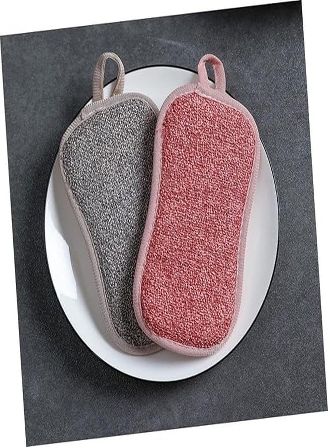 AVAIYA Double Sided Kitchen Scrub Sponge | Multi-Purpose Dishwashing Pad | Non-Scratch Cleaning Sponge for Utensils, Bathroom & Surfaces (Pack 2) - Image 1