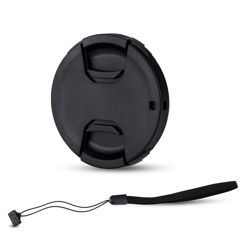JJC 40.5mm Front Lens Cap Cover + Elastic Anti-Loss Cap Keeper Leash for Sony ZV-E10 II ZV1F ZV-1F A7C A7CII A7C II A6700 with Sony 16-50mm Kit Lens or FE 28-60mm Kit Lens & More 40.5mm Thread Lenses - Image 1
