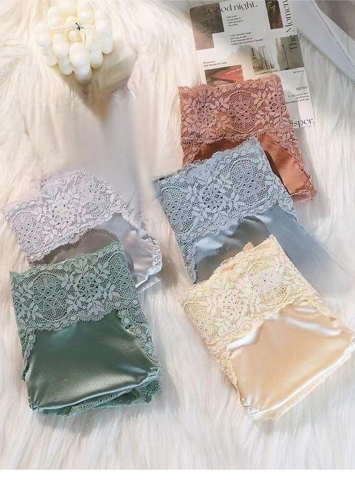 Brilliant Ladies Lace Panties 5 Pack (Assorted Colors) - Image 1