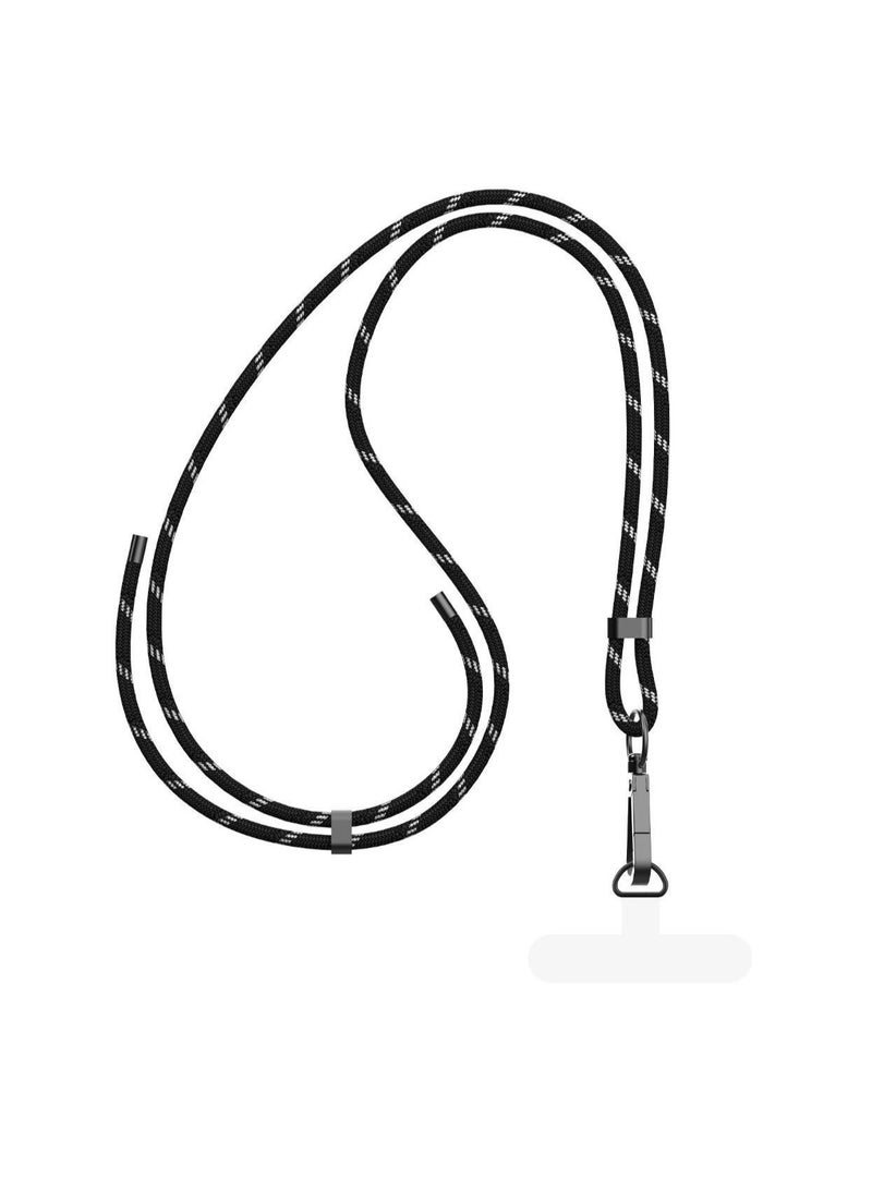 DRIP fabric phone lanyard with a practical design for safely and comfortably carrying your phone around the neck or shoulder.Made of flexible fabric with attachment rings, perfect for daily use and on-the-go. - Image 2