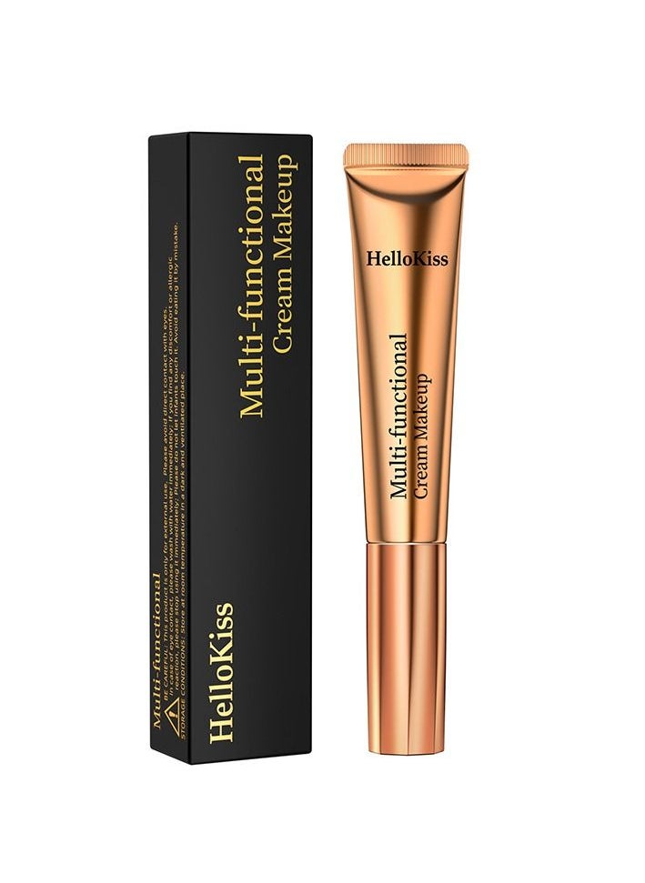HelloKiss Liquid Face Contour Highlighter Cream Contour Beauty Makeup Pen Wand Rouge Stick with Soft Cushion Applicator Lightweight Blendable Super Silky Bronzer Stick #06  - Image 2