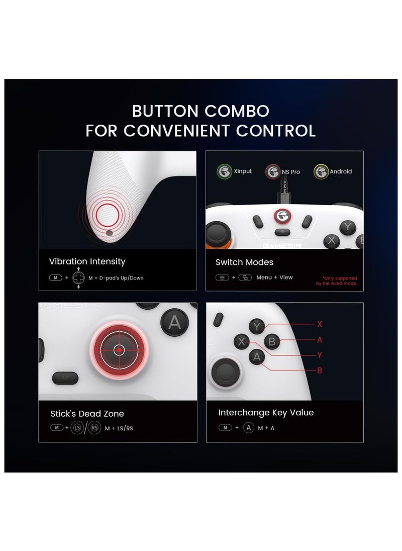 Generic - GameSir Nova Lite 2.4g Wireless Controller for Windows PC, iPhone, Android, Switch & Steam Deck, Bluetooth Controller Gamepad with Hall Effect Trigger,Turbo,Rumble Vibration - Image 1