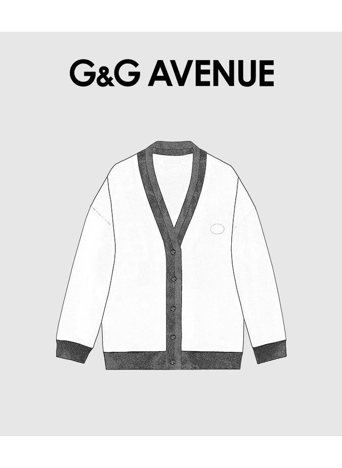 G&G AVENUE Women's Button Down V Neck Long Sleeve Soft Knit Cardigan Sweater, Fankle Basic Casual Open Front Fake Pocket Coat  - Image 3