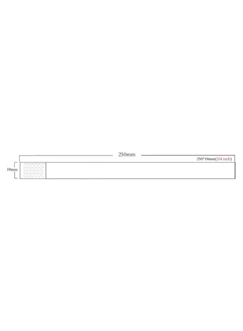 general Paper Wrist Band, Numbered for easy Count, For Parties and Events. 100pcs - Image 3