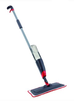 Generic Stainless Steel Flat Spray Mop | 360 Degree Flexible & Mobile Mop Head | Microfiber Cleaning Mop With Refillable Tank & Spray Nozzle Suitable For Hardwood, Laminate, Ceramic, Vinyl, Tile, & More  - Image 1
