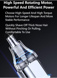 YD Nose Hair Trimmer USB Charging Nostril Hair Removal  - Image 3