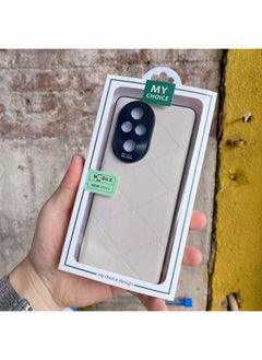 Xingmang Leather Pattern Is Suitable For HuaweiGlory Step High OPPO Millet Mobile Phone Case Protective Cover Business Style-Color:White/starburst【vo】-Applicable Models:Honor X60pro