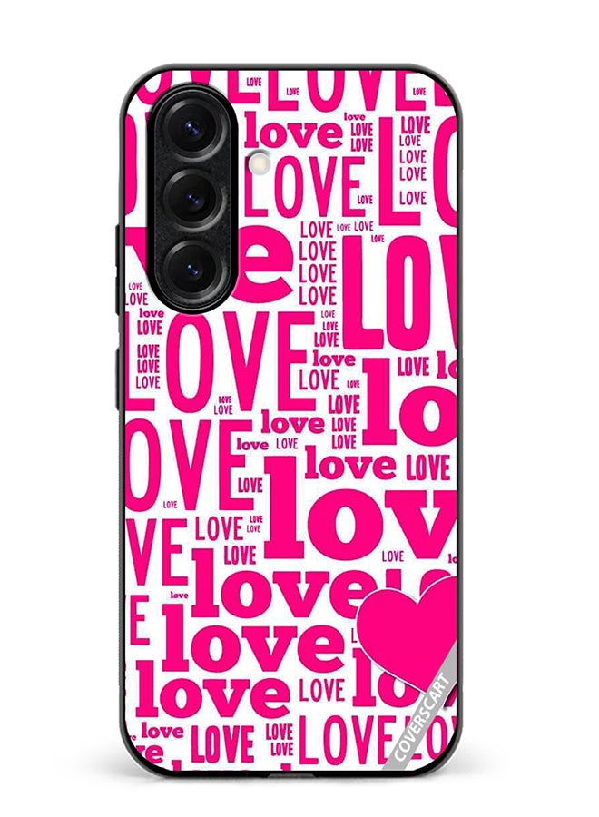 Protective Case Cover For Samsung Galaxy S25 Love Magazine Design Multicolour