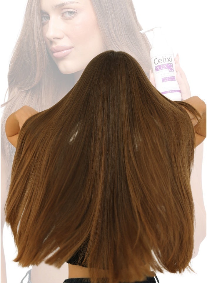 سيليكسي بليكس Celixi® PLEX 3 الامريكي هير ماسك لإصلاح الشعر التالف وتقويته من الجذور للأطراف - لجميع انواع الشعر - لإصلاح الروابط المتكسّرة. - لتقوية الألياف وتحسين المرونة - لتغذية الشعر وحمايته - Image 3