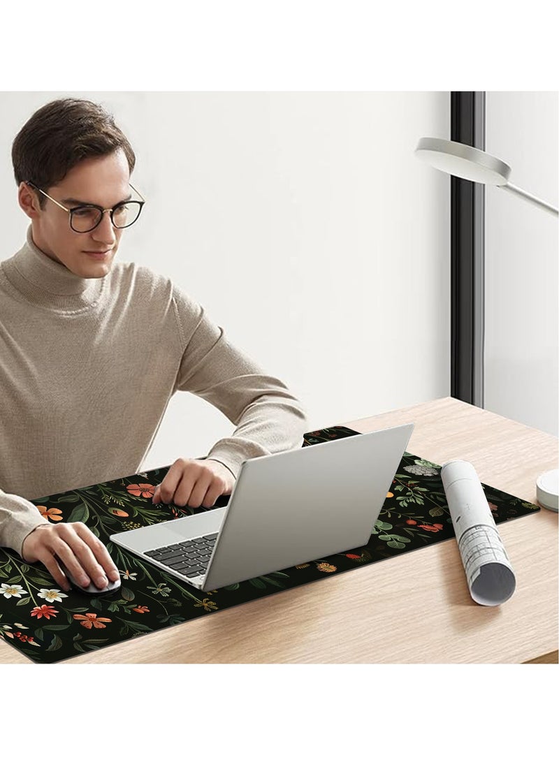 general Large Gaming Mouse Pad with Stitched Edges，Extended XL Mousepad with Anti-Slip Base，Spill-Resistant Desk Pad for Keyboard and Mouse - Image 3