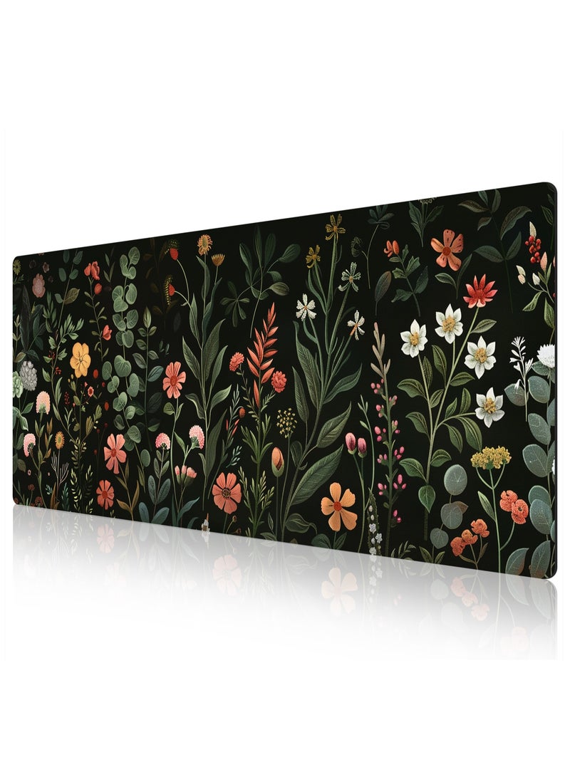 general Large Gaming Mouse Pad with Stitched Edges，Extended XL Mousepad with Anti-Slip Base，Spill-Resistant Desk Pad for Keyboard and Mouse - Image 1