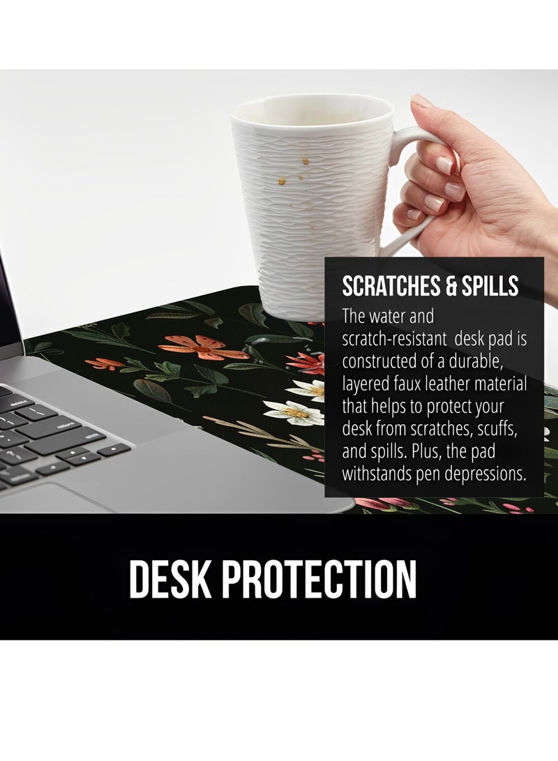 general Large Gaming Mouse Pad with Stitched Edges，Extended XL Mousepad with Anti-Slip Base，Spill-Resistant Desk Pad for Keyboard and Mouse - Image 4