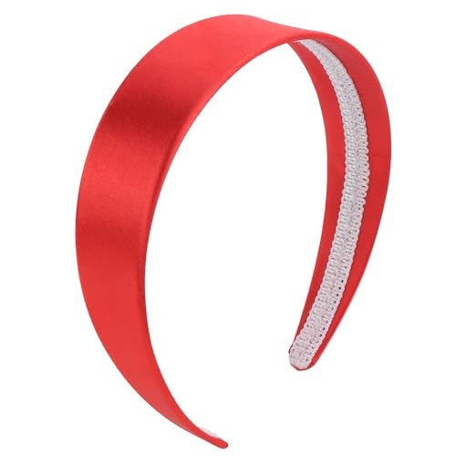 AOPRIE Wide Headbands for Women Headbands for Girls Hair Bands for Women's Hair Solid Color Red, 1 Pack - Image 1