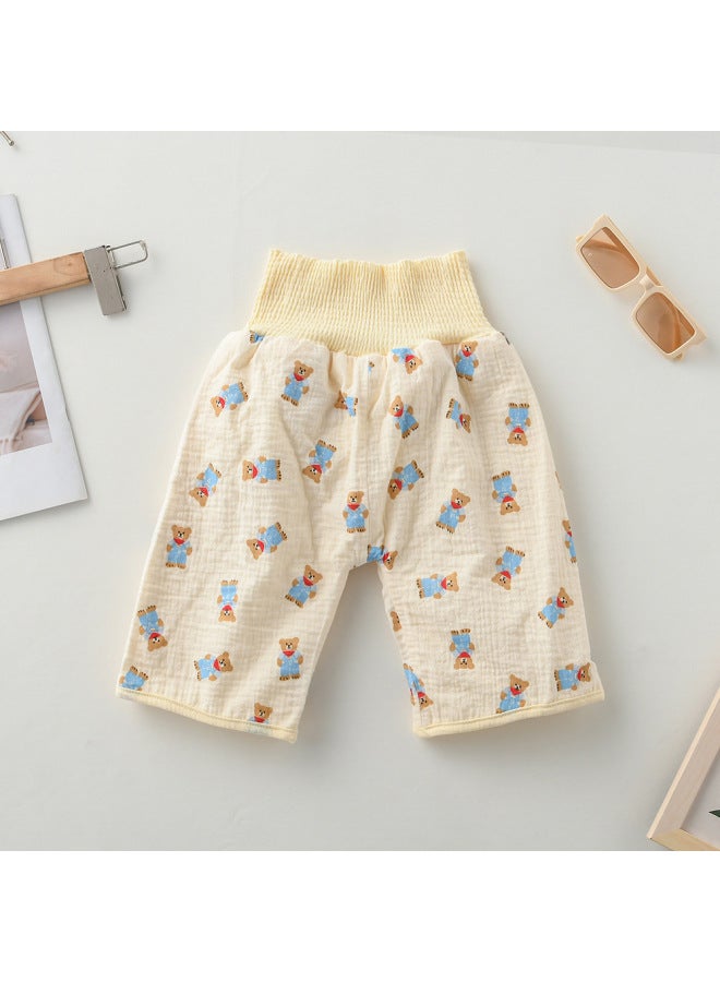 Baby Diaper Pants Waterproof Children's Leak-proof Washable Baby Belly Protection Diaper Pants Study Pants Anti-bedwetting Pure Cotton - Image 1