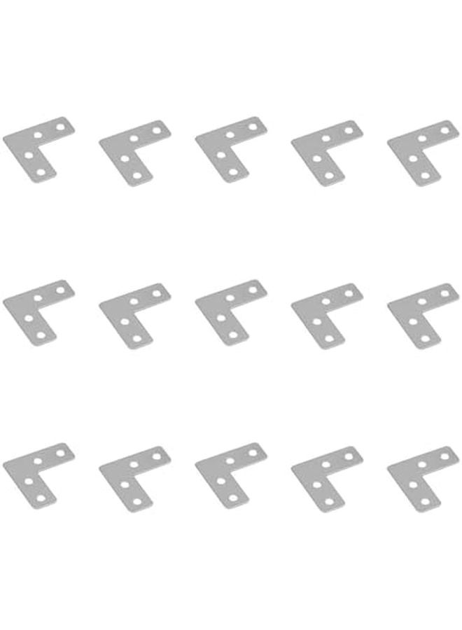 15 Pcs 40mm L Shaped Corner Brackets For Furniture Shelves Cabinet Repair Support - Image 2