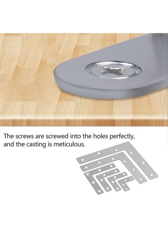 15 Pcs 40mm L Shaped Corner Brackets For Furniture Shelves Cabinet Repair Support - Image 3