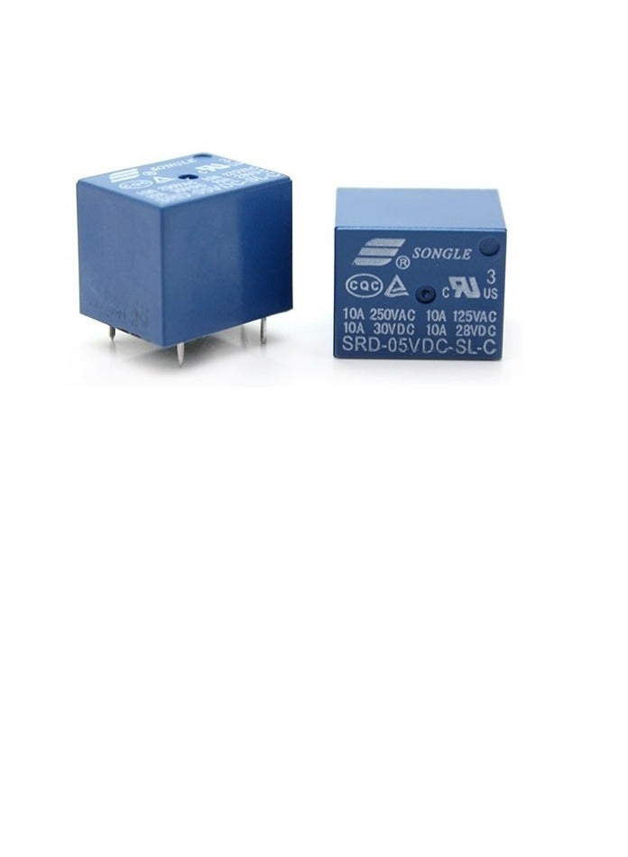 Generic 10PC SRD 05VDC SL C PCB Type 5PIN DC 5V Miniature Power Relay 