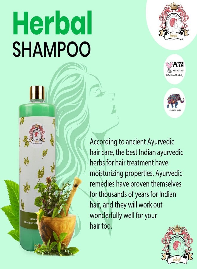 Indrani Cosmetics Herbal Shampoo With Conditioner. 1 L - Image 4