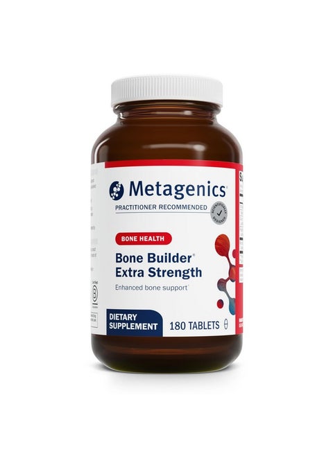 Metagenics Bone Builder Extra Strength - Calcium Supplement Supports Bone Health* - High Calcium Content for Bone Health* - with Phosphorus - Gluten-Free & Non-GMO - 180 Tablets - 60 Servings