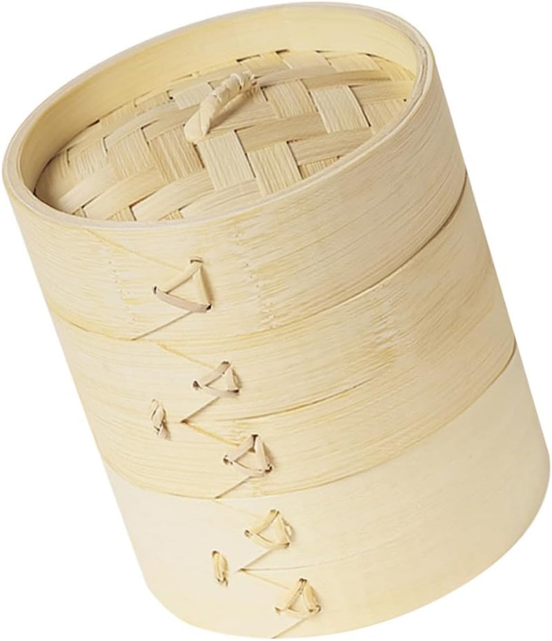 Steamer Basket Large Dumpling Steamer for Dim Sum and Bao Buns for Outdoor Camping and Asian Cooking - Image 1