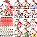 Wiwiqing 36 Pcs Christmas Mini Stuffed Animals Gifts Set 12 Christmas Plush Animals 12 Cards 12 Bags Xmas Small Plush Keychains Exchange Gift Toys for Friend Family Xmas Party Favors Goodie Bag Filler - Image 2