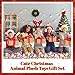 Wiwiqing 36 Pcs Christmas Mini Stuffed Animals Gifts Set 12 Christmas Plush Animals 12 Cards 12 Bags Xmas Small Plush Keychains Exchange Gift Toys for Friend Family Xmas Party Favors Goodie Bag Filler - Image 4