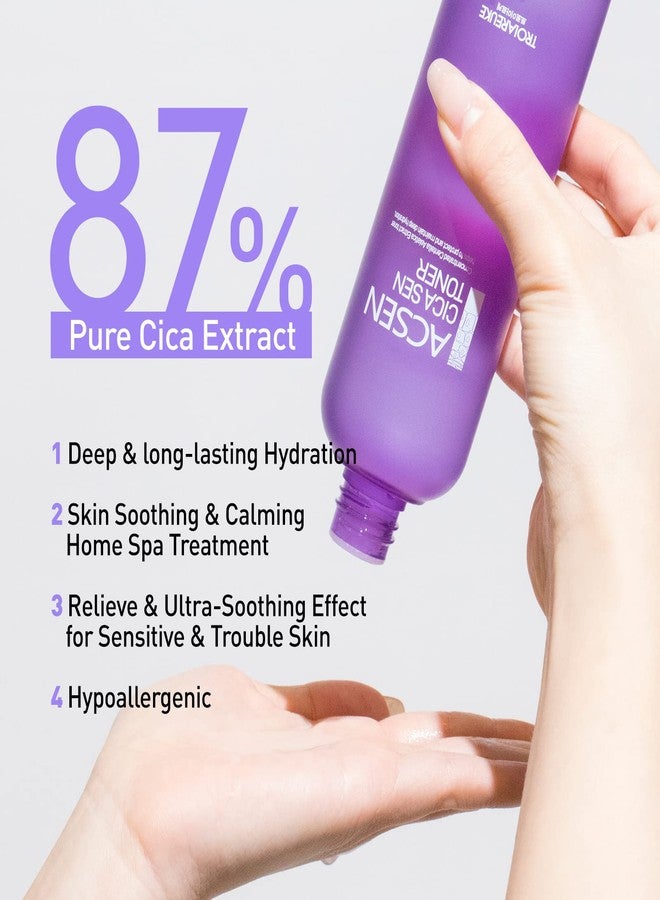 TROIAREUKE ACSEN CICA SEN Toner - Hypoallergenic, Relieve & Ultra-Soothing Effect for Sensitive, Trouble Skin, High CICA Concentrated Formula - Image 3