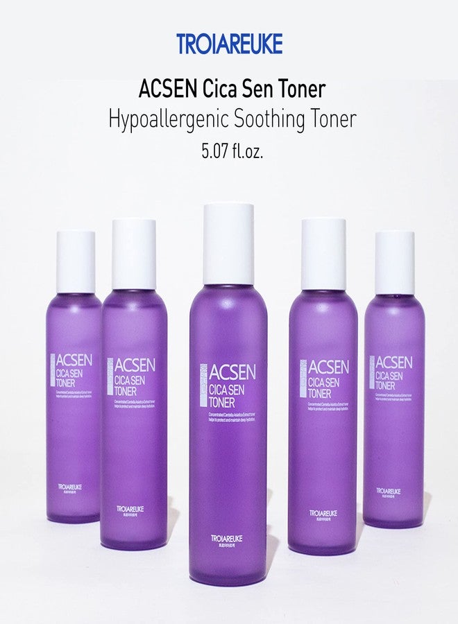 TROIAREUKE ACSEN CICA SEN Toner - Hypoallergenic, Relieve & Ultra-Soothing Effect for Sensitive, Trouble Skin, High CICA Concentrated Formula - Image 2