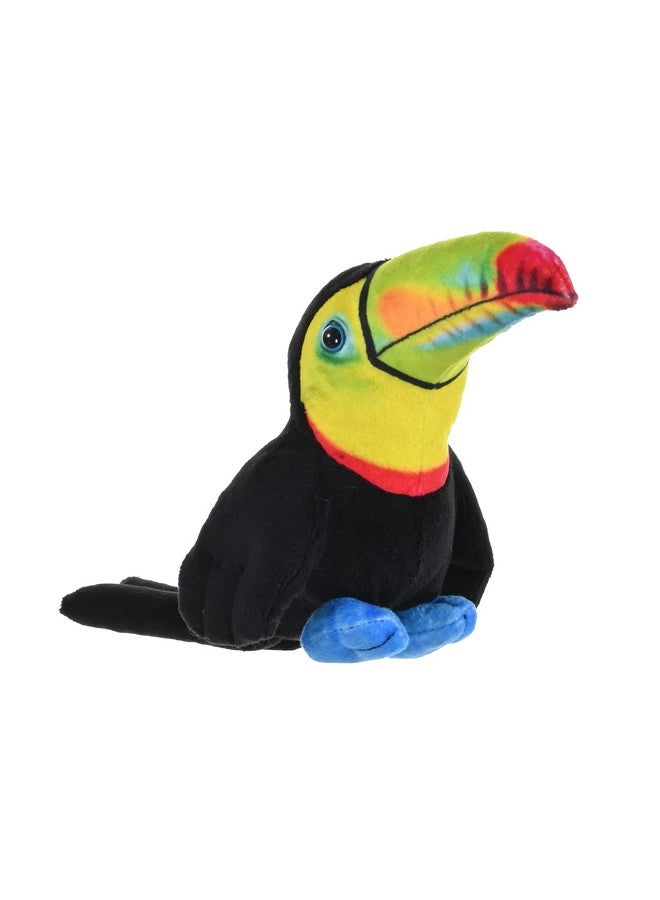 Wild Republic Rainforest Toco Toucan, Stuffed Animal, 4.5 Inches, Plush Toy, Fill is Spun Recycled Water Bottles, Eco Friendly