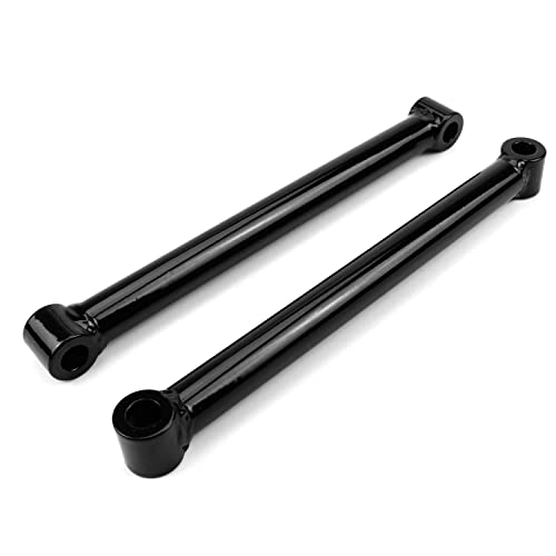 AIRCMT 4'' Lowering Link Kit Compatible With Harley-Davidson Sportster 883 1200 + Dyna Motorcycle 10'' Length Rigid Hardtail Struts (Gloss Black) - Image 2
