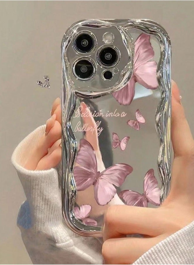 Beauenty Cover and case for iPhone 16 Pro Max with an attractive and modern erfly design - Image 3