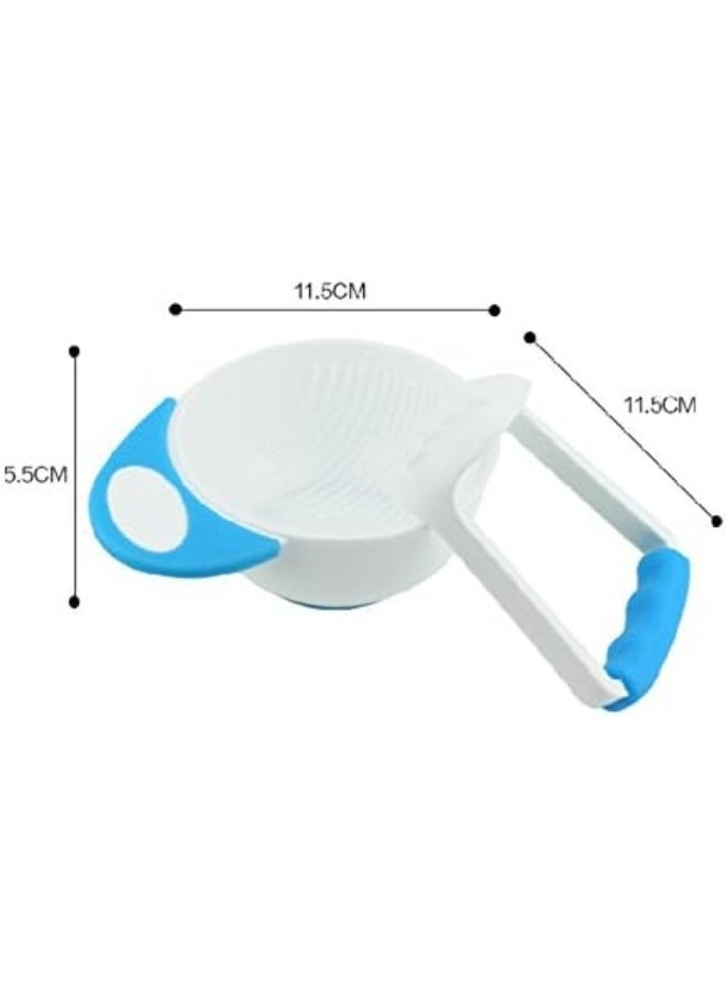 Fisher-Price Baby Food Mash and Serve Bowl Set - Blue