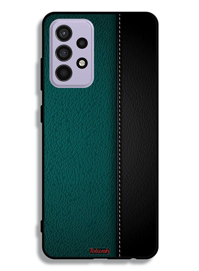 Tolwak غطاء حماية واقٍ لهاتف سامسونج جالاكسي A52s 5G بنمط جلدي - Image 1