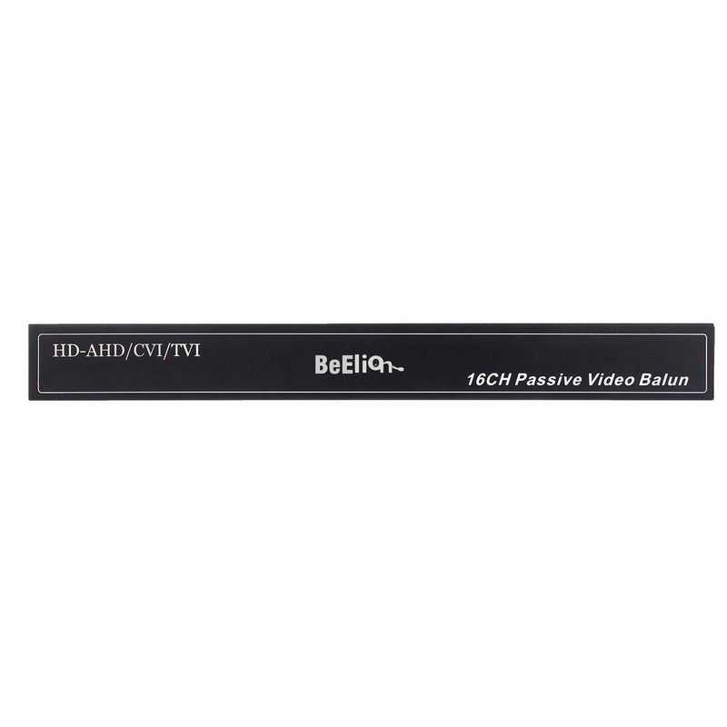 BeElion 16-Channel Heavy-Duty Metal Video Balun Transceiver - BNC to RJ45 Converter for CCTV DVR, Surge Protection, CAT5/6 Compatible, 1U Rack Mount - Image 4
