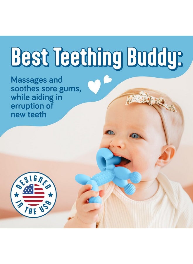 SplashEZ - Baby Teether 100% Silicone Baby Teething Toys | Teethers For Babies 3-6 Months, 6-12 Months, Infant, Newborns 0+ Bpa-Free, Certified Safe Teething Pacifier Textures For Baby Teething Relief - Image 1