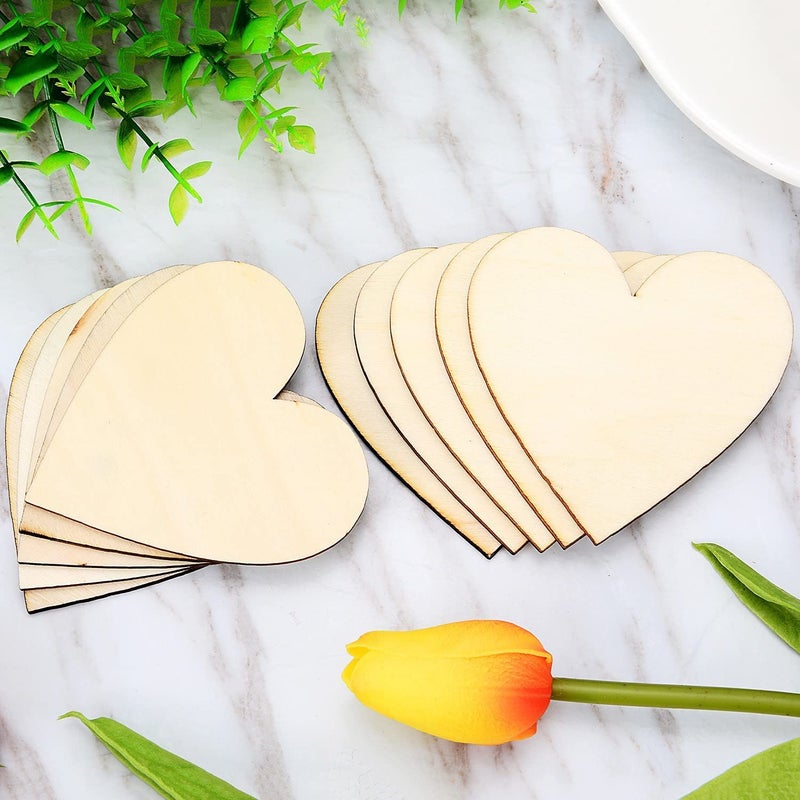 Eduway لوح MDF على شكل قلب Eduway® A2 للفنون الحرفية - 10x10 بوصة، سمك 4 مم، عبوة من 8 - كرتون صنوبر فاخر للفنانين وطلاب الفنون والحرف - قطع صلبة بأحجام صغيرة وكبيرة (25x25 سم) - Image 3