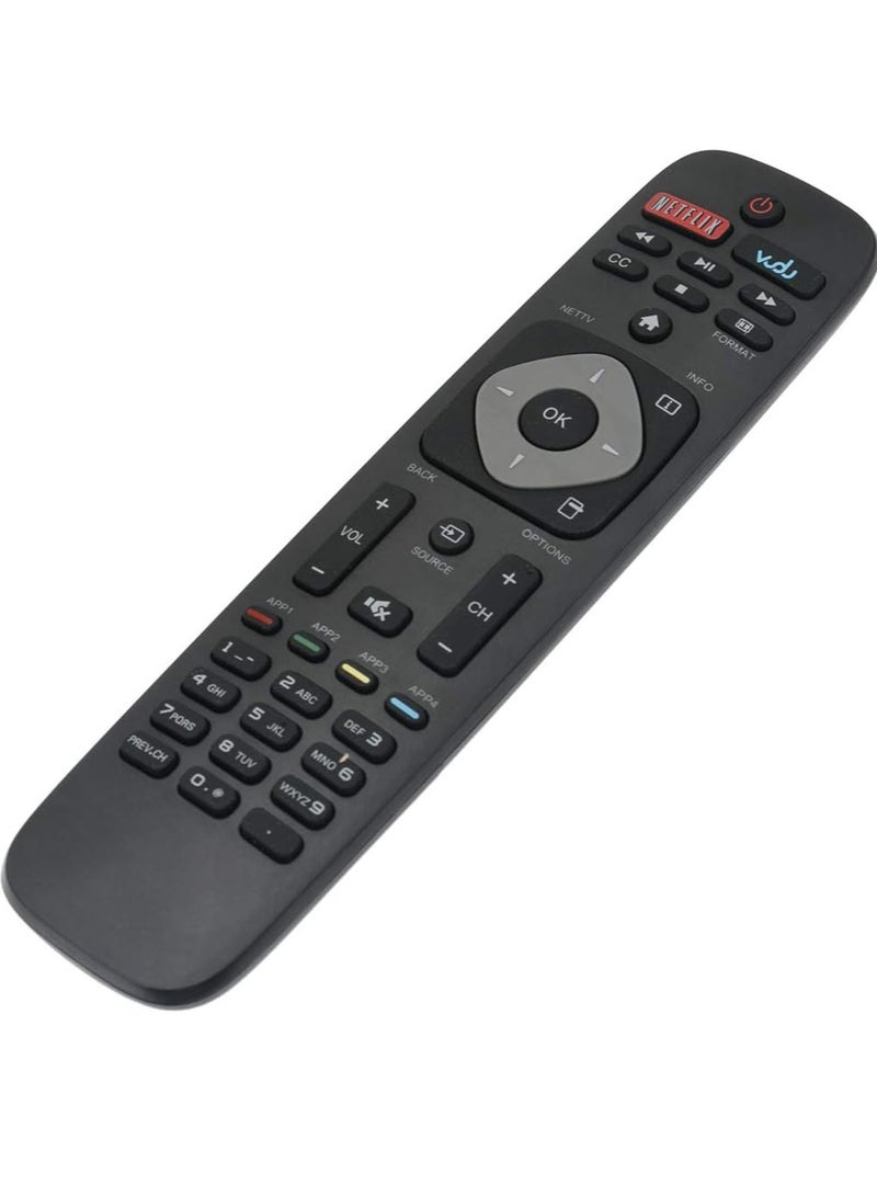 PopZa Replacement Remote Control Basic Without Voice Assistant for Philips Android URMT47CND0 and NH800UP with battery - Image 3