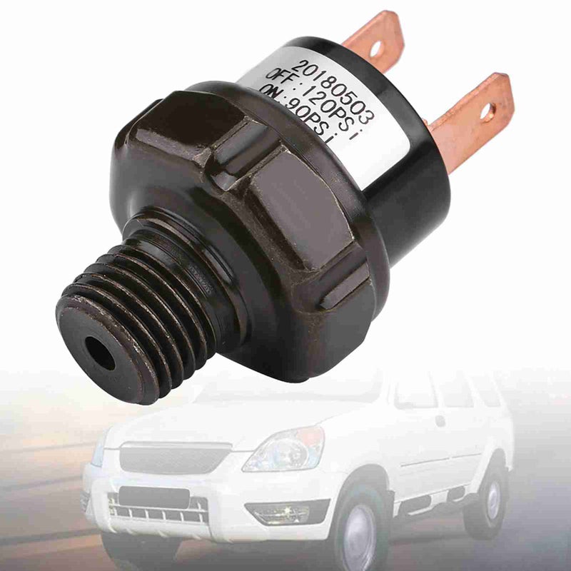12V Universal Car Automatic Air Compressor Switch Air Pressure Control Switch (90-120PSI) - Image 2