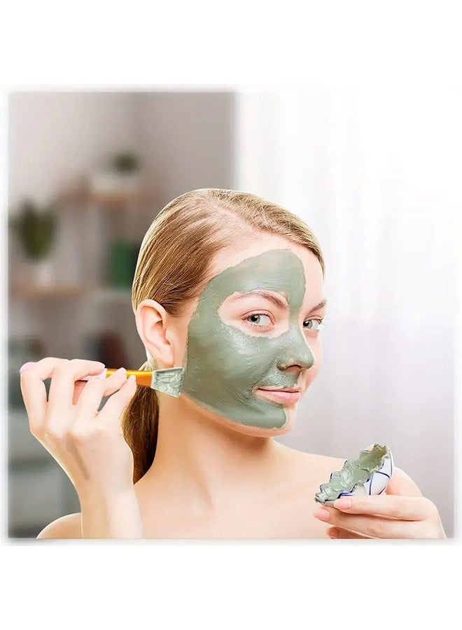 2-Piece Face Mask Brush Set, Reusable Applicators for Skincare and Makeup (Pink+Purple) - Image 4