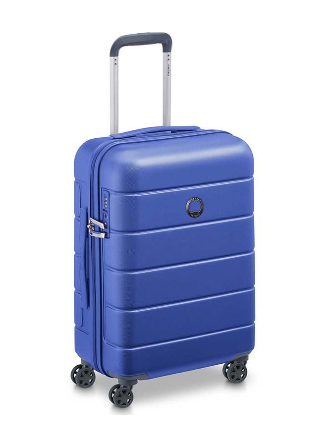 DELSEY حقيبة ترويجية صلبة بأربع عجلات مزدوجة من لاغوس 3 قطع مجموعة أمتعة بحجم 22/26/30 بوصة باللون الأزرق الداكن - Image 2