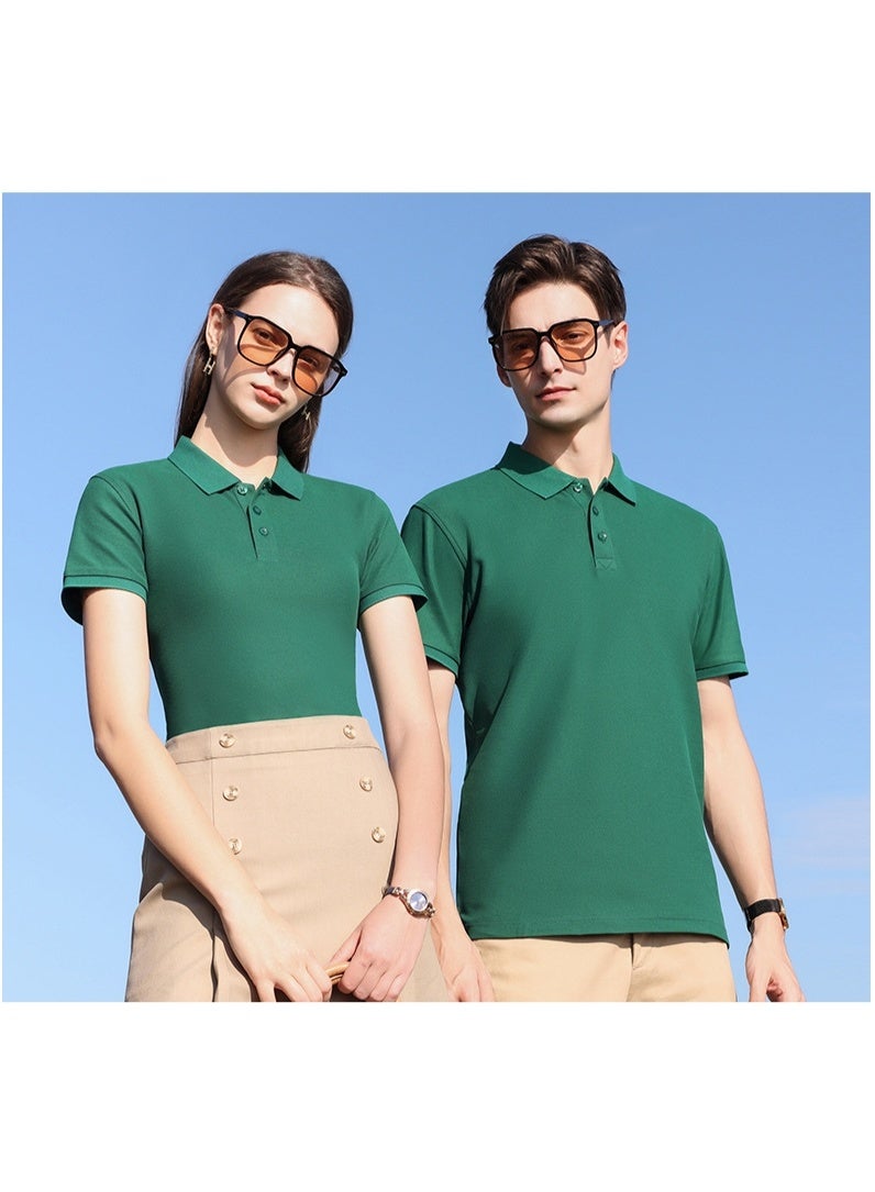 Premium Combed Cotton Polo Shirt T-Shirt Short Sleeve Workwear - Image 2
